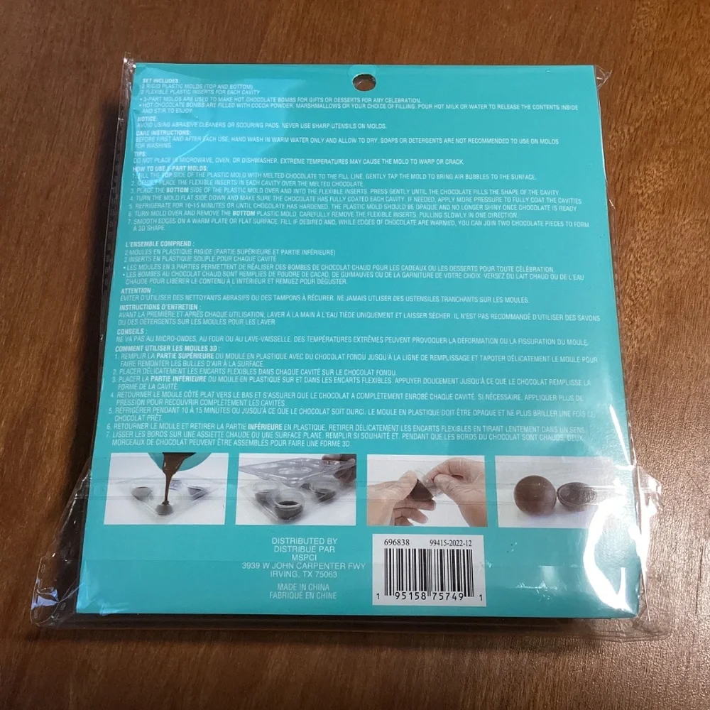 Celebrate It 3-part Mold Bakeware Bear Shape New